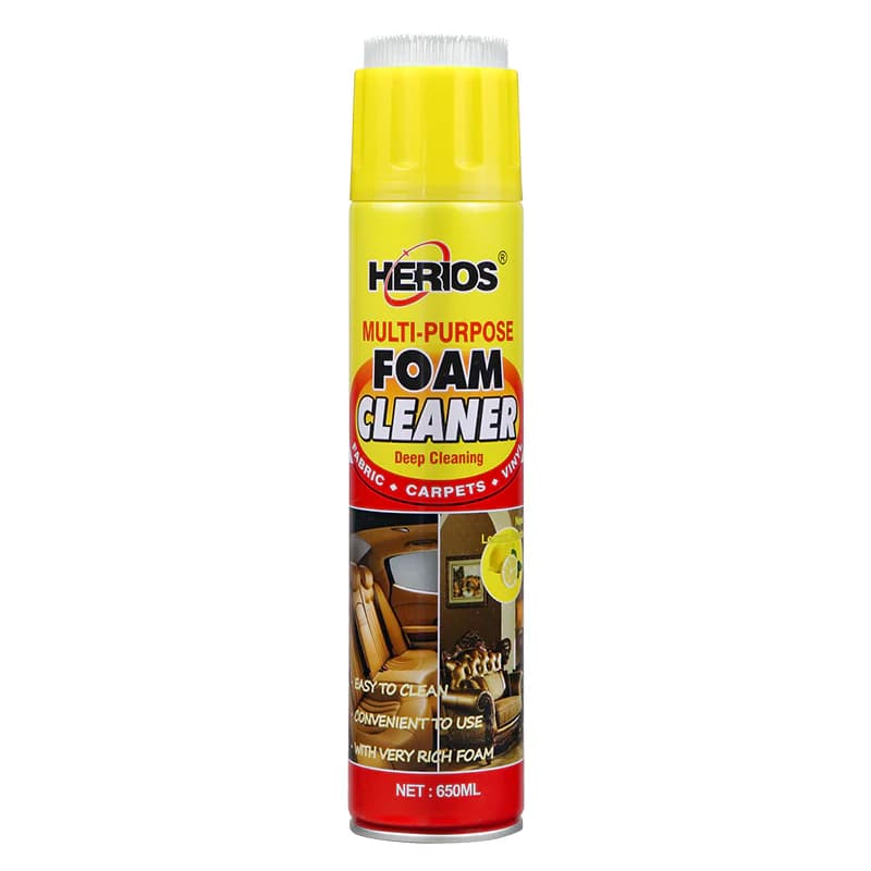 Herios 650ml Multi-Purpose Foam Cleaner with Brush
